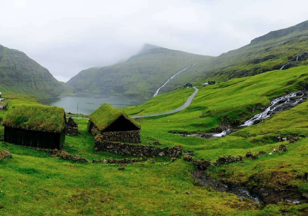 Grass roof houses 