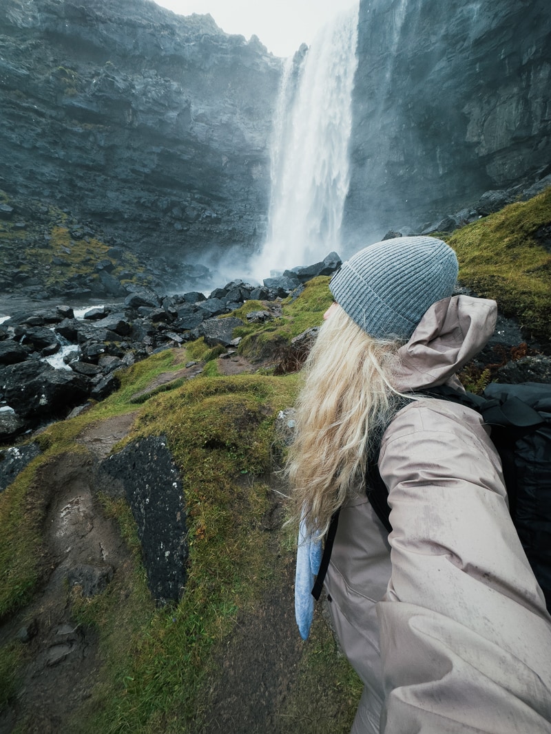 Fossa Waterfall in the Faroe Islands