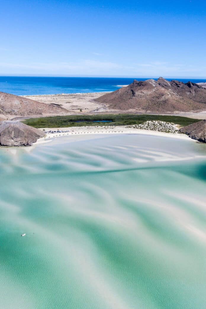 Balandra beach in La Paz Mexico