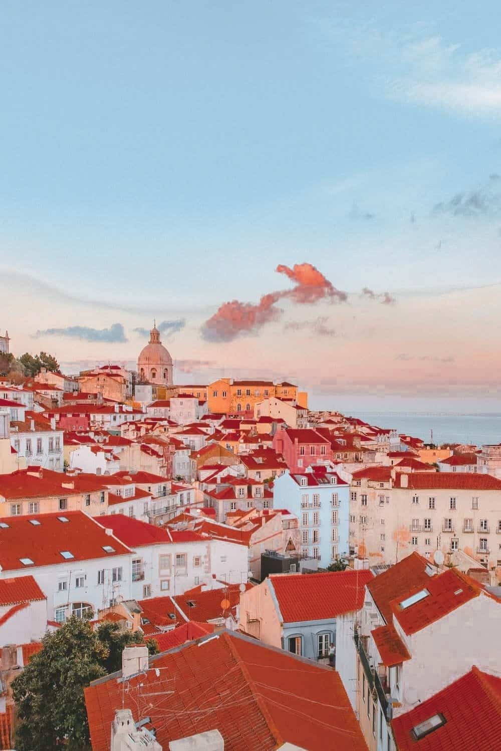 Alfama district in Lisbon