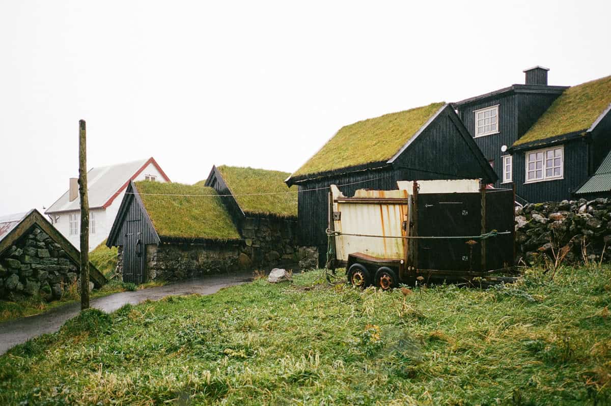 Homes in Gasadalur Faroe Islands