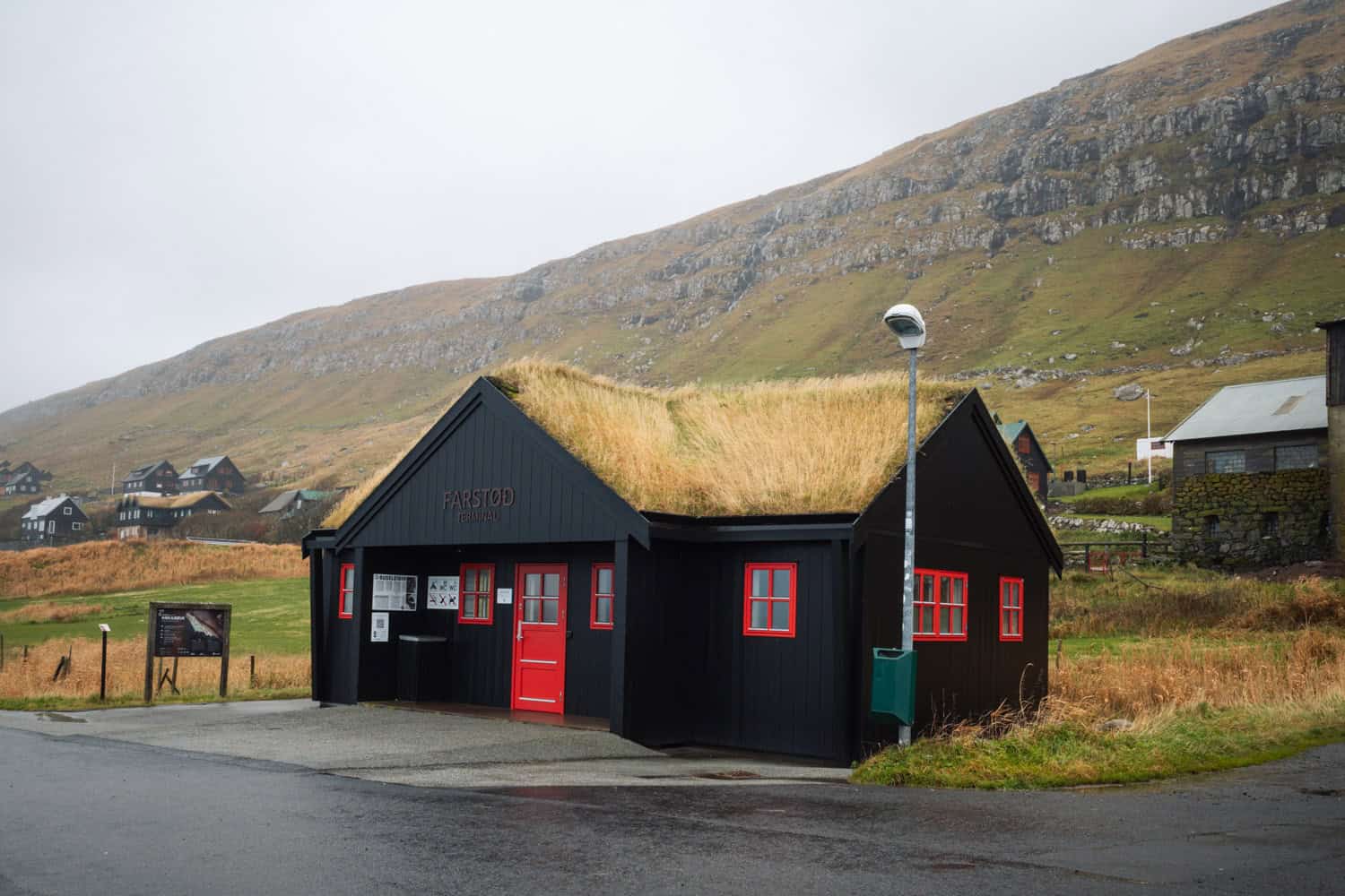 Kirkjubøur bathrooms in the Faroe Islands