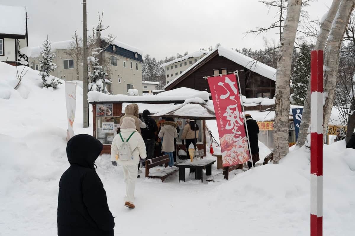 Food vendor Shirahige Waterfall